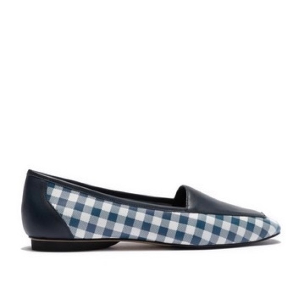 NIB Donald J Pilner blue leather loafers - Picture 3 of 7